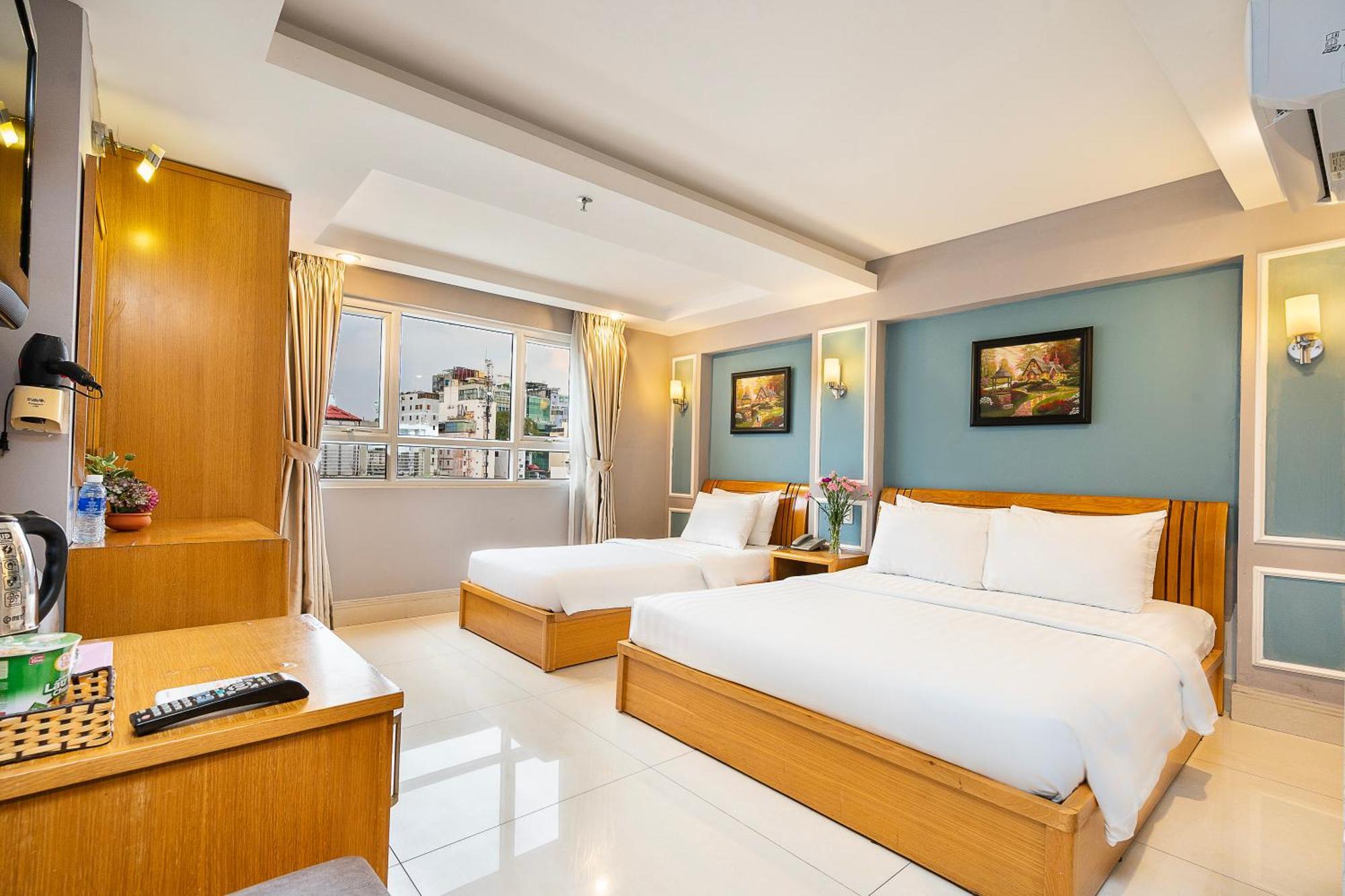Lucky Star Hotel 146 Nguyen Trai Хошимин Экстерьер фото