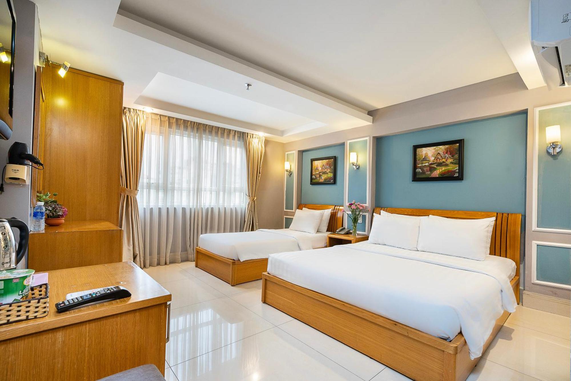 Lucky Star Hotel 146 Nguyen Trai Хошимин Экстерьер фото