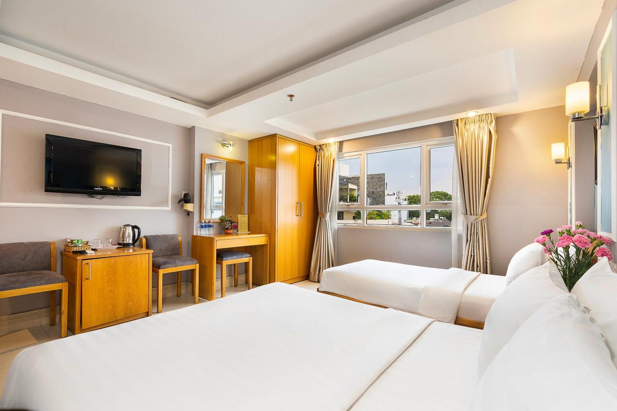 Lucky Star Hotel 146 Nguyen Trai Хошимин Экстерьер фото