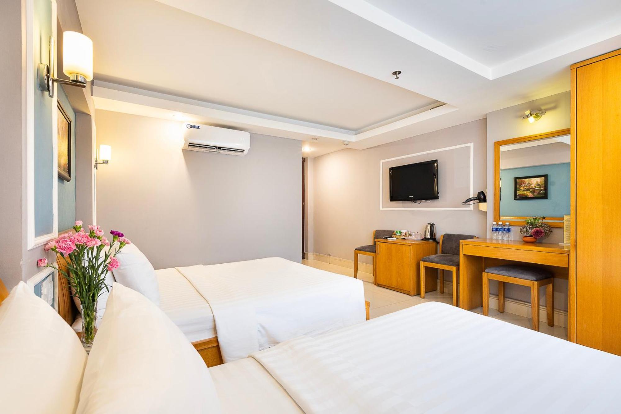 Lucky Star Hotel 146 Nguyen Trai Хошимин Экстерьер фото